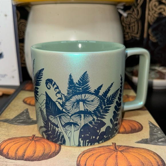 Starbucks Other - 2022 Shimmer Mint Green Mushroom Starbucks Coffee Tea Mug Cup